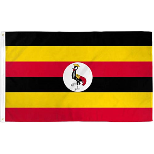3x5 Uganda Flag Republic Banner African Country Pennant