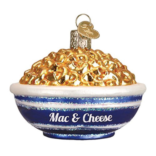 Old World Christmas Mac and Cheese Glass Blown Ornament