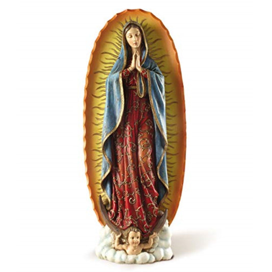 Joseph's Studio by Roman - Our Lady of Guadalupe Figure on Base, Renaissance Collection, 11.25" H