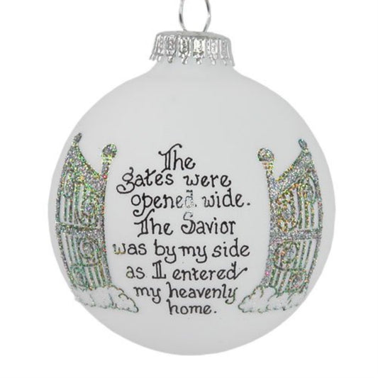 Heaven's Gate Glass Memorial Ornament Made in the USA
