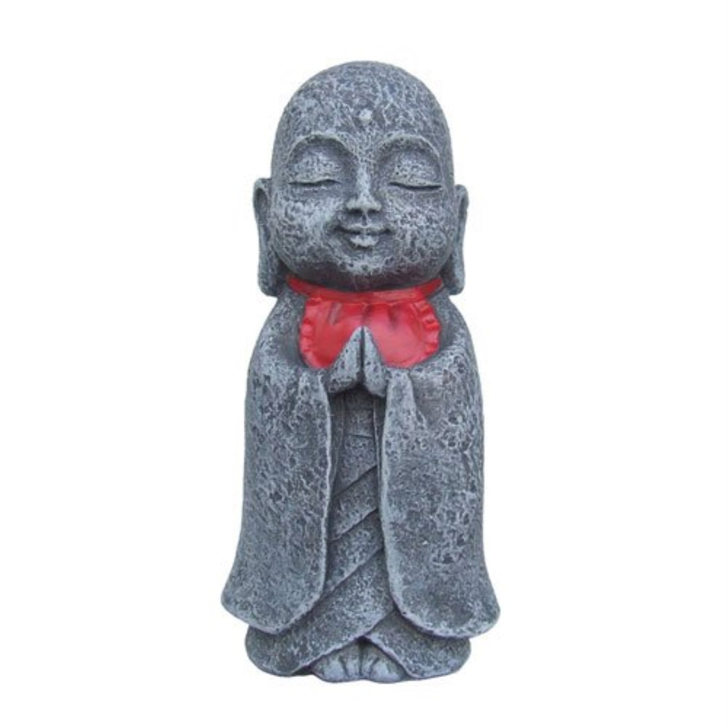 Ksitigarbha Japanese Bodhisattva Jizo with Red Bib Buddhism Figurine