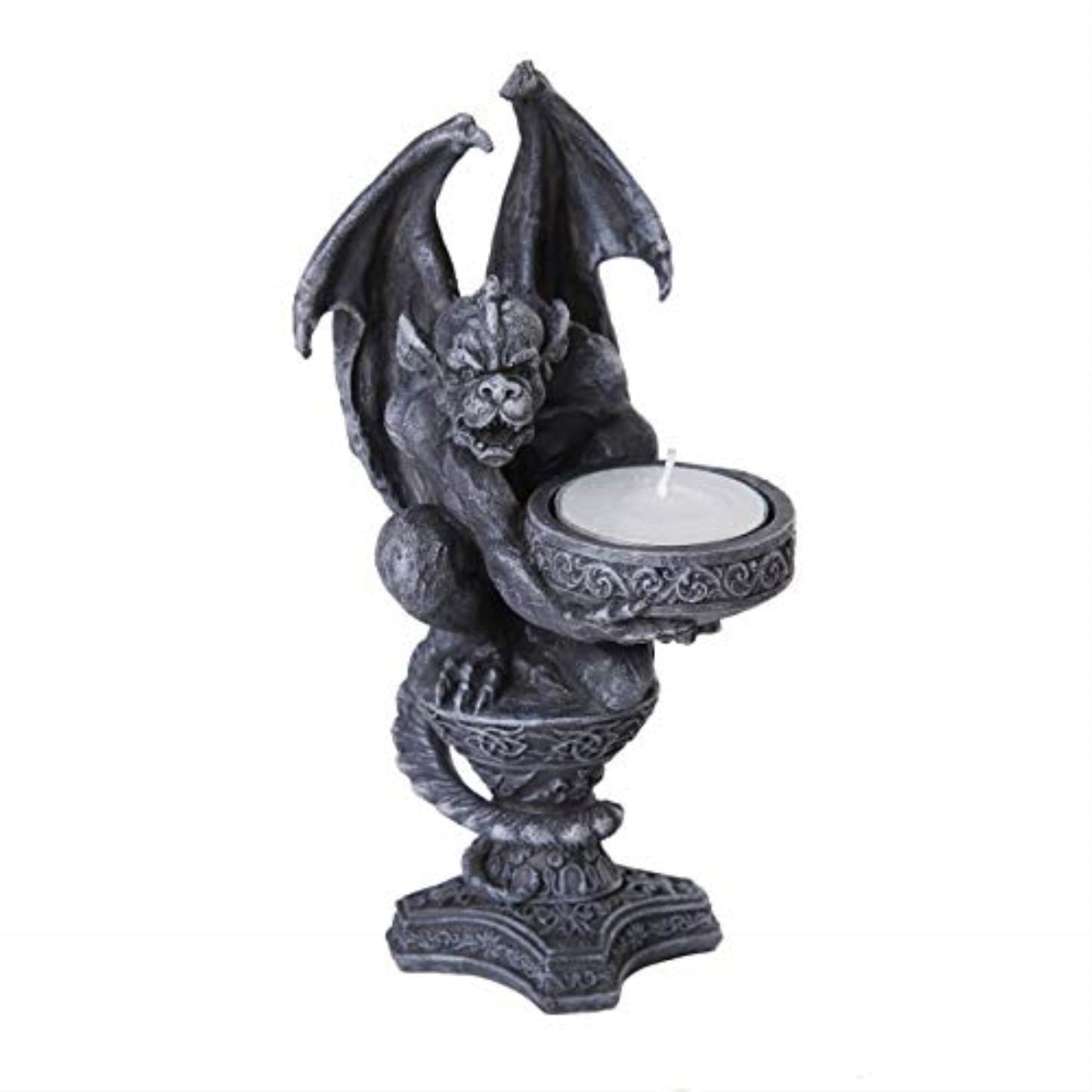Silas The Gargoyle Candle Holder Tabletop Decor Statue 6 Inch