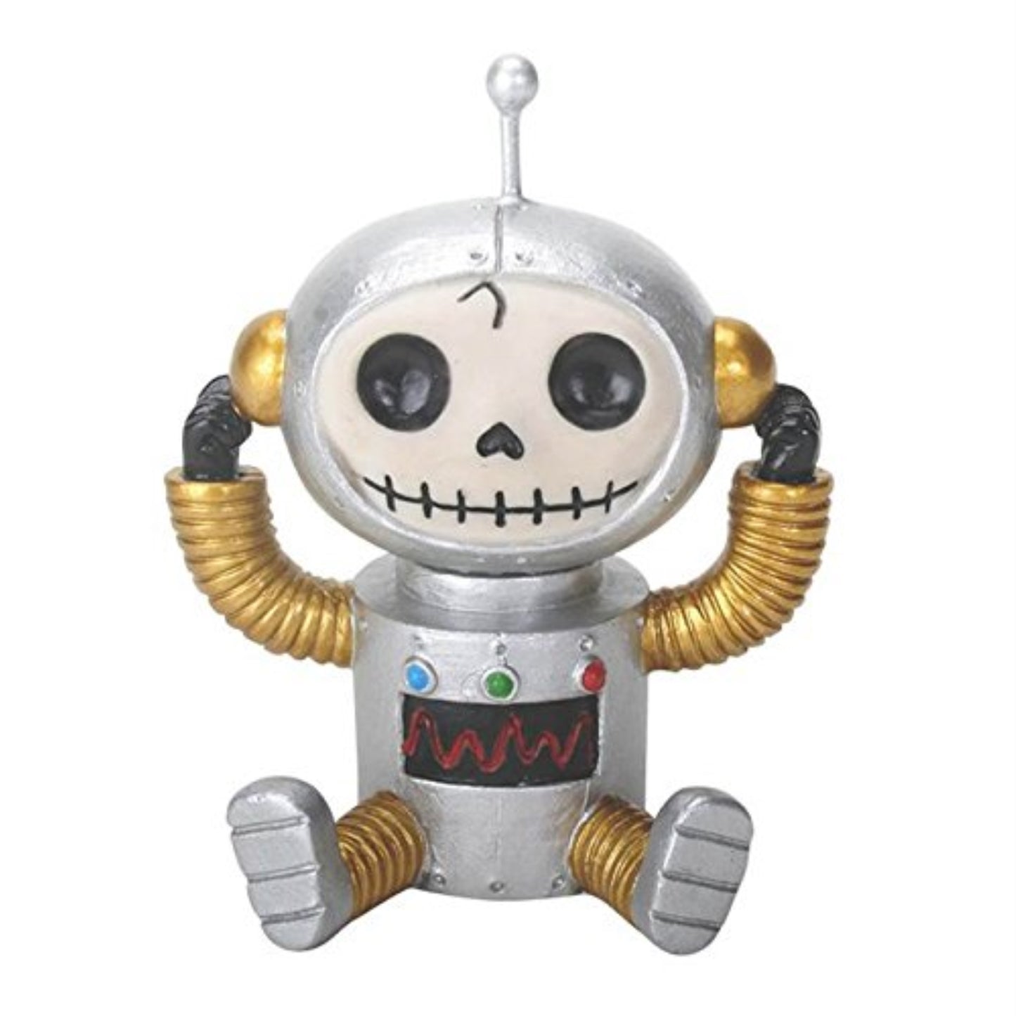 Furrybones GADGET The Robot Figurine, Skeleton in Costume