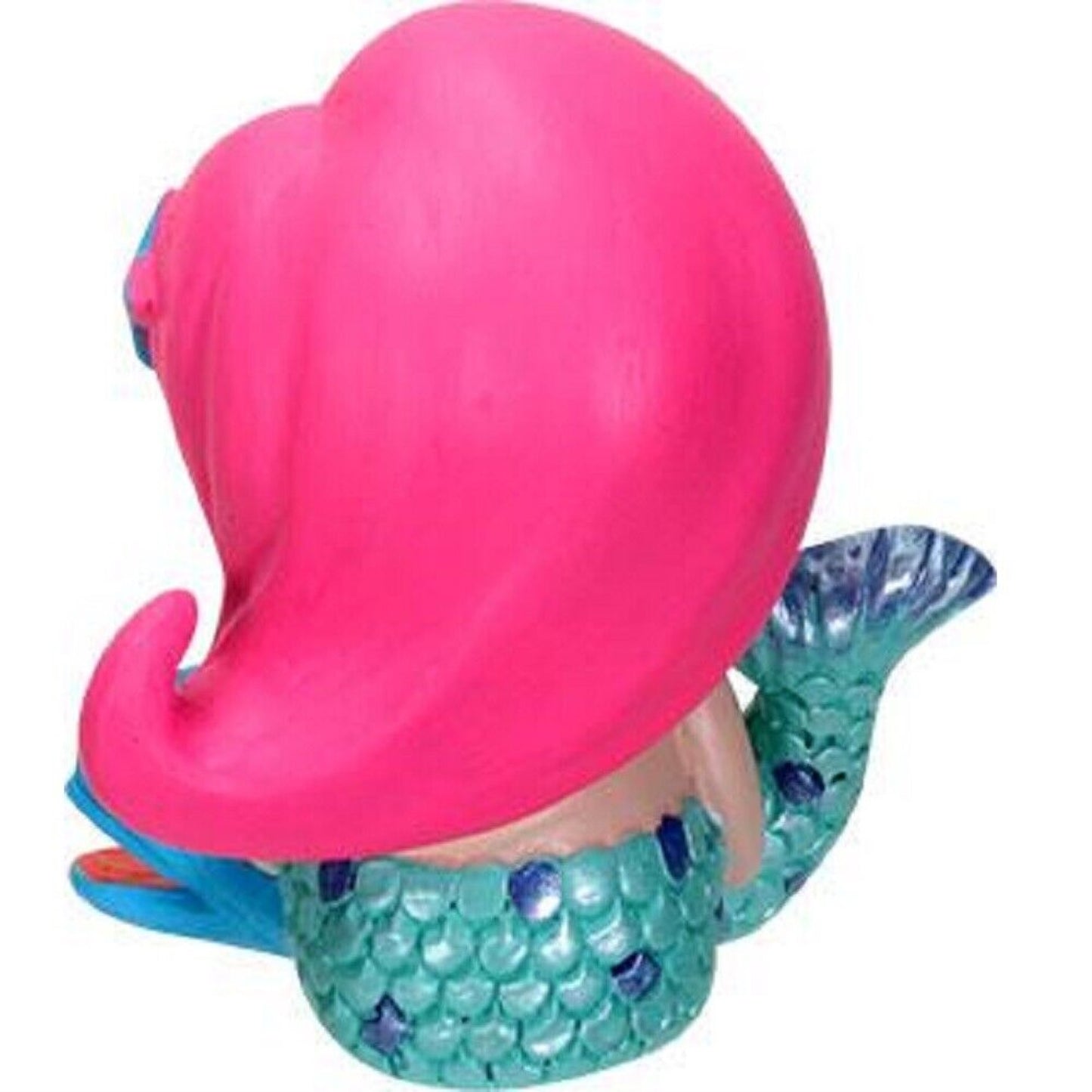 Furrybones Ariel Skeleton in Mermaid Costume Beside Clam with Pearl Figurine