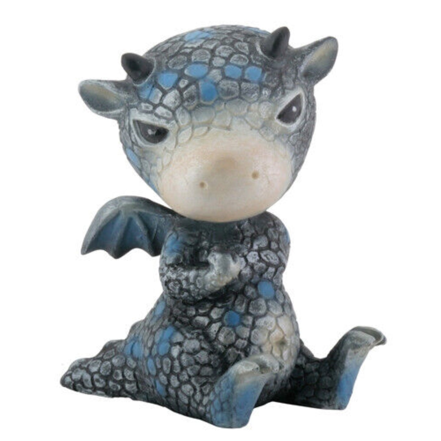 Mythical Vicious Baby Dragon Sitting Fantasy Figurine 2.75 inch