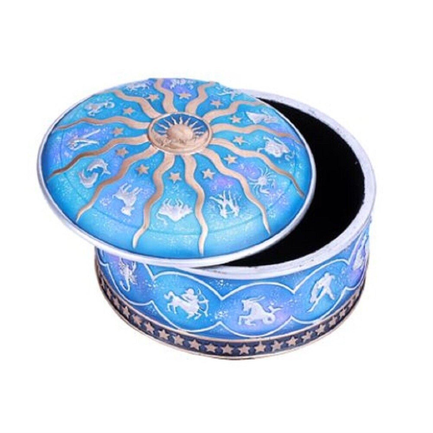 Zodiac Jewelry Trinket Keepsake Box Container