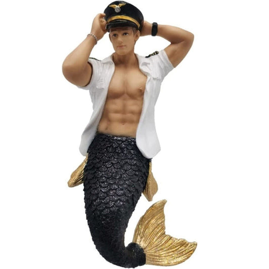 December Diamonds 55-55402 Mr Friendly Skies Merman Resin Ornament 7 Inches