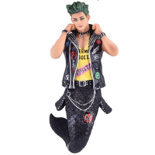 December Diamonds 55-55424 Merman Punk Rocker Hanging Ornament