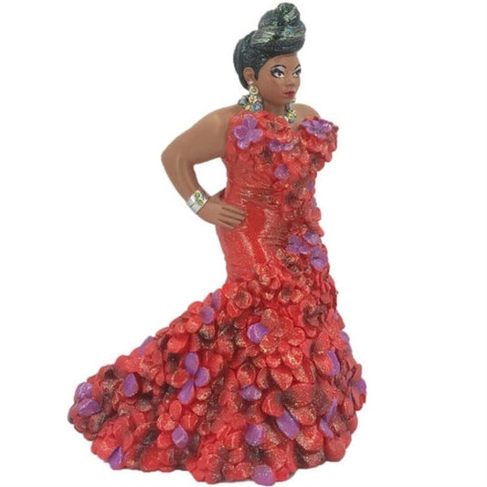 December Diamonds 55-55257 Coco Shantay What A Drag Drag Queen Ornament Figurine 7.75 Inches