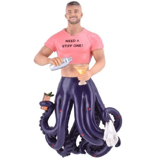 December Diamonds 55-55415 Octopus Merman Stiff One Hanging Ornament