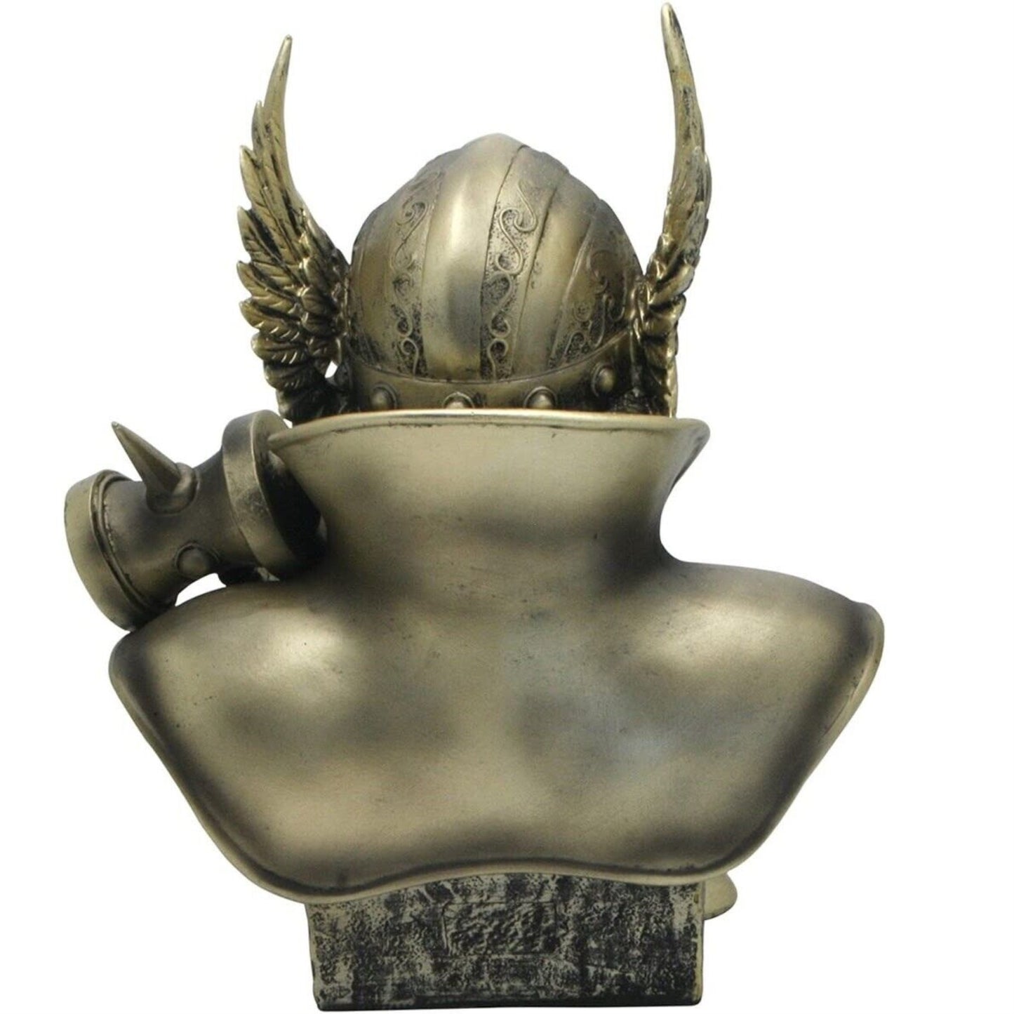 Thor Armored God with Winged Helmet Bust Statue Figurine 11 inch