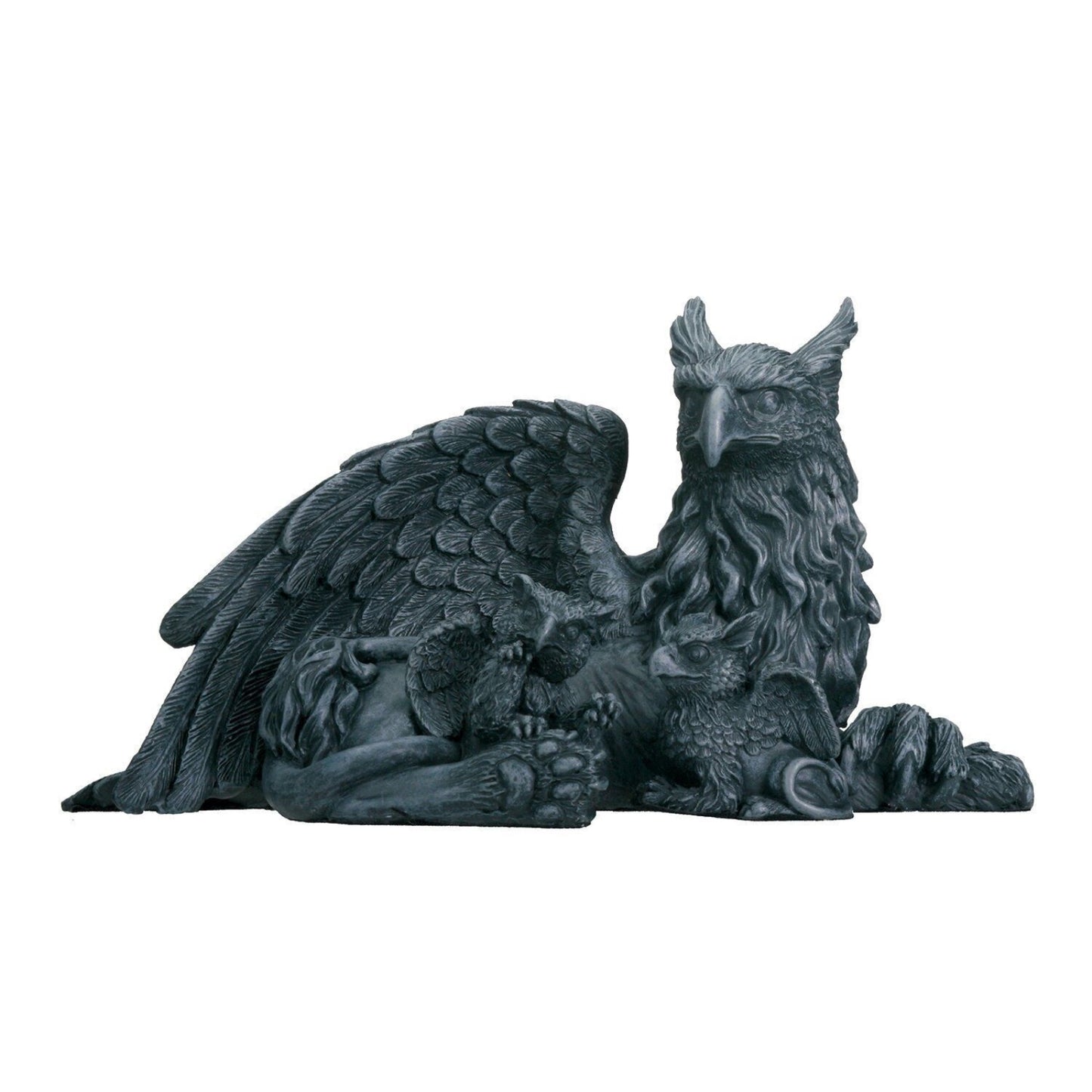 Griffin with Babies Collectible Figurine Statue 8 inch