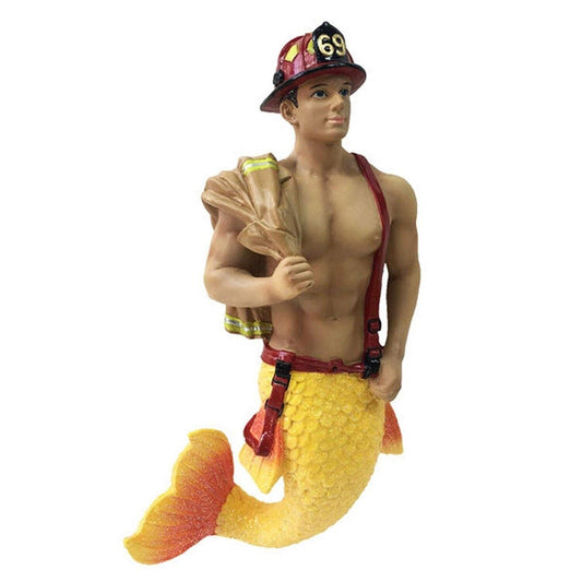 December Diamonds Merman Ornament Back Draft 55-55108 6.5 Inches