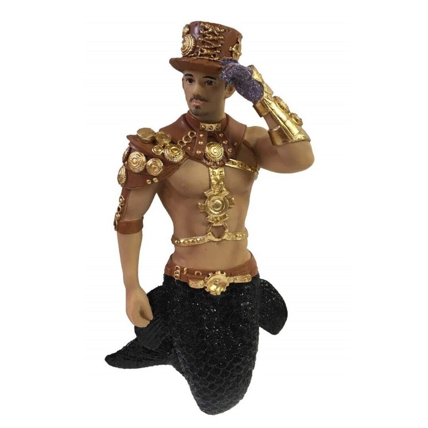 December Diamonds Merman Ornament Steampunk 55-55106 6.5 Inches