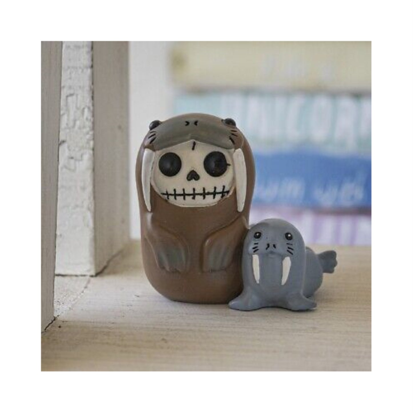 Furrybones Utchi Walrus Skeleton in Costume Figurine 2.5 Inch