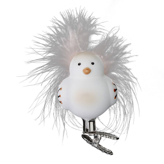 Inge Glas Sound of Spring Bird Clip on German Glass Ornament FREE BOX 3 Inch