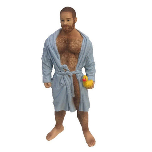 December Diamonds 55-55327 Poke The Bear Series, Bath Time Bear, Resin Ornament