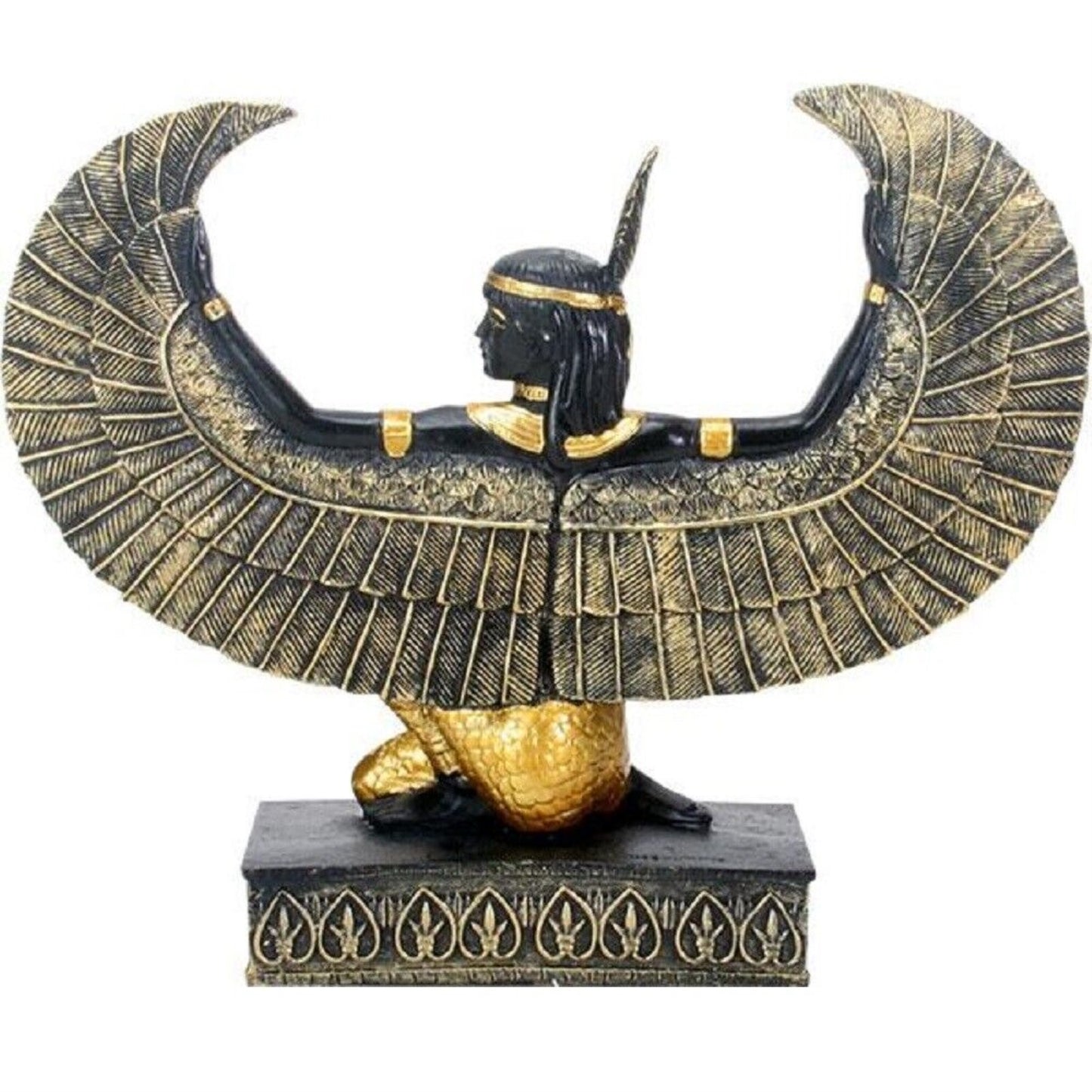 Egyptian Goddess Maat Figurine Egypt Home Decoration 8.5 x 7 inch