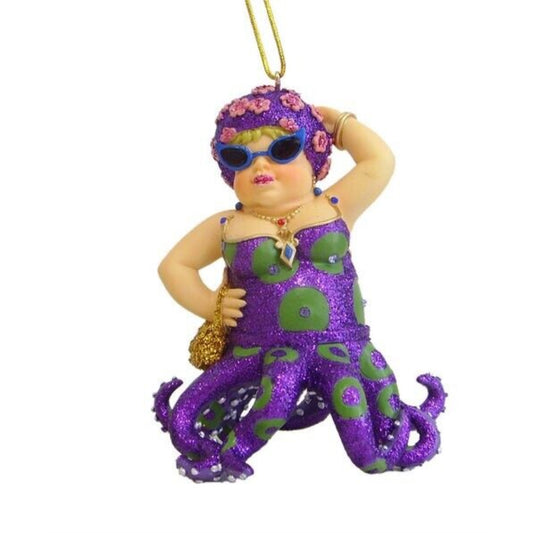 December Diamonds Miss Fran III Octopus Mermaid Christmas Ornament 5590379