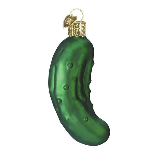 Old World Christmas Glass Blown Ornament, Pickle (#28016)