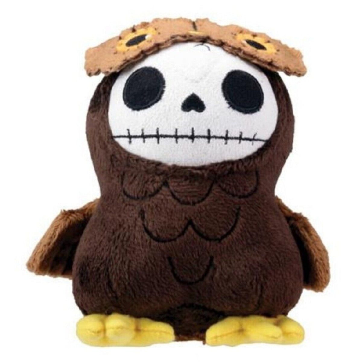 Furrybones Brown Owl Hottie Small Plush Doll
