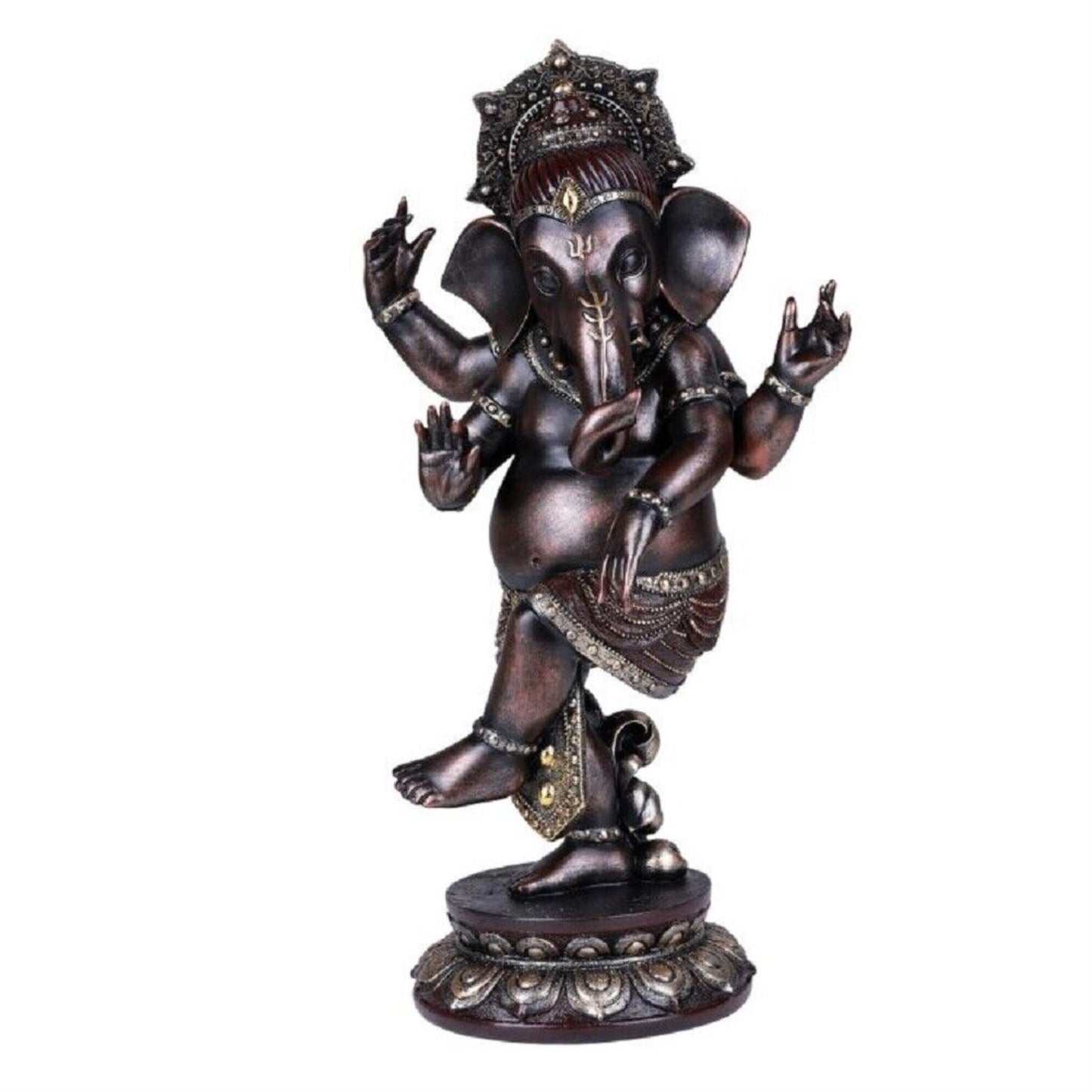 Dancing Ganesha Statue Figurine 13 inch