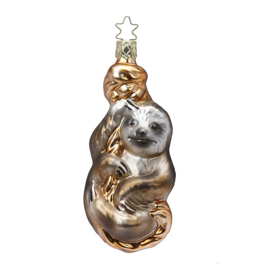 Inge Glas Sloth German Glass Christmas Tree Ornament FREE BOX