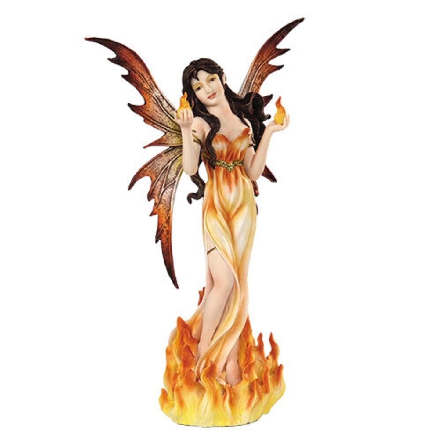 Fire Goddess Elemental Fairy Mystical Statue Figurine 12 inch