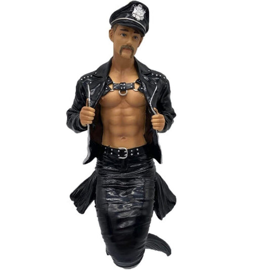 December Diamonds 55-55404 Leather Master Merman Resin Ornament 7 Inches