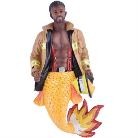 December Diamonds 55-55416 Merman Flaming Bottom Hanging Ornament