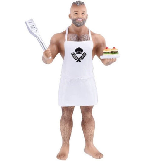 December Diamonds 55-55330 Resin Poke The Bear Series Chef Daddy Bear Hanging Ornament