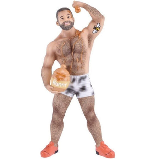 December Diamonds 55-55329 Resin Poke the Bear Series Honey Bear Ornament