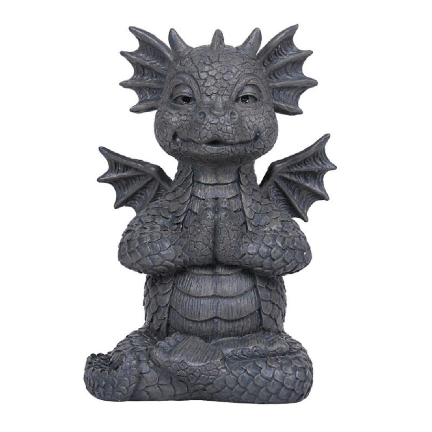Small Meditation Garden Dragon Statue Figurine 3.5 x 5.25 inch