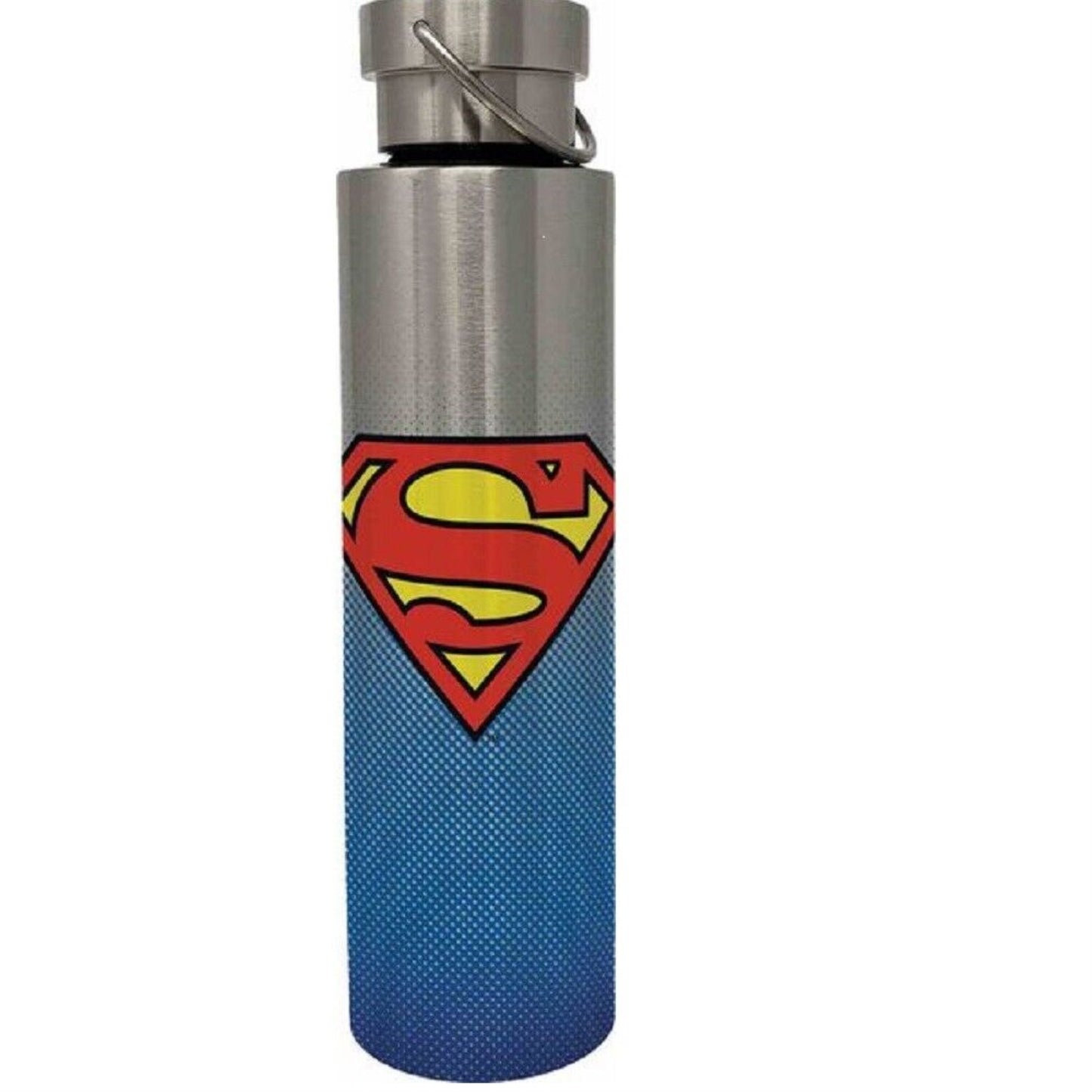 Spoontiques DC Comics Superman Logo Stainless Steel Bottle with Twist Lid 24 ounces