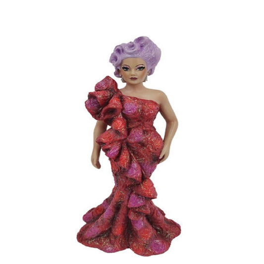 December Diamonds What a Drag Lavendar Rose Drag Queen Ornament 5555258
