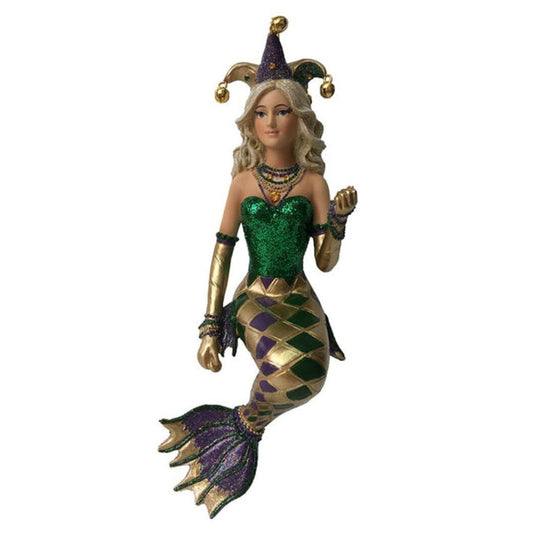 December Diamonds Mardi Jester Mermaid Christmas Ornament 5555080 Mardi Gras