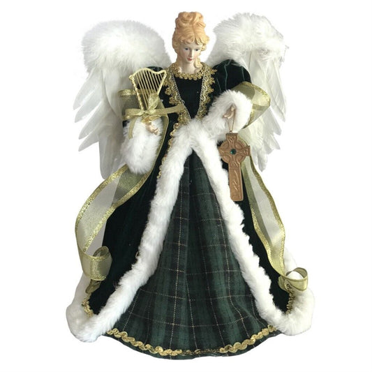 Santa's Workshop 16" Irish Angel Tree Topper