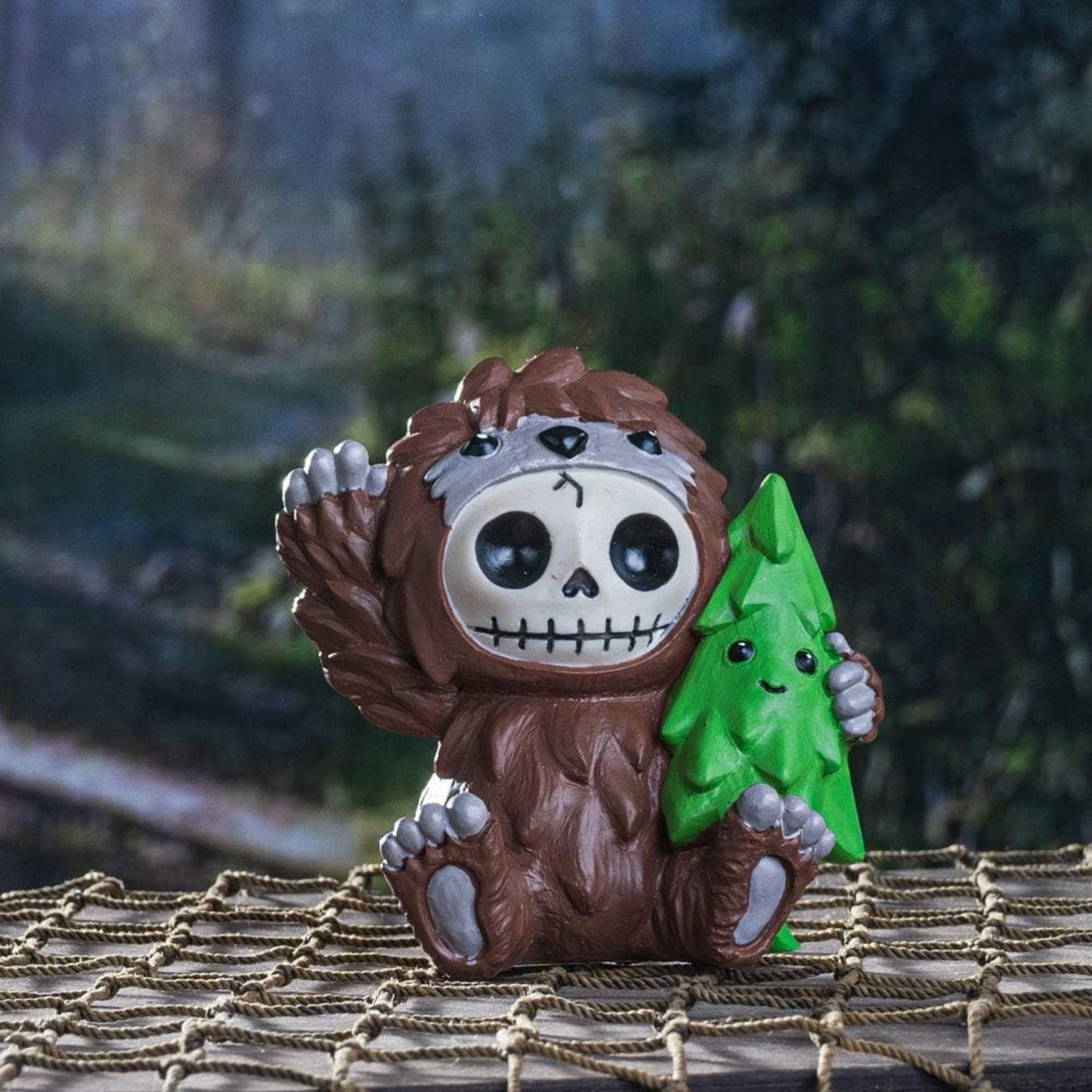 Furrybones Bigfoot Skeleton in Sasquatch Costume Figurine 3 inch