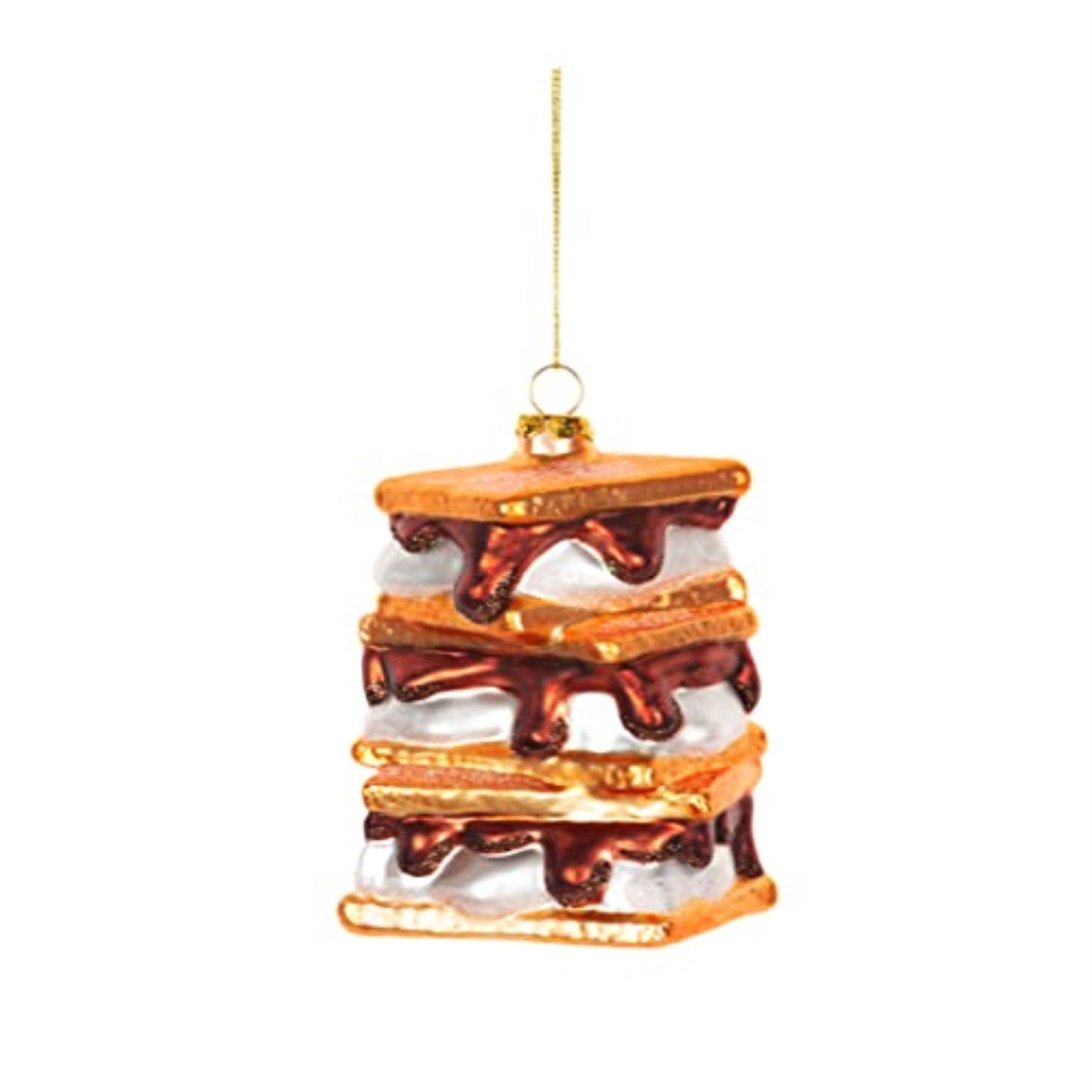 Ganz S'more Stack Christmas Tree Ornament 4.8 Inch Multicolor