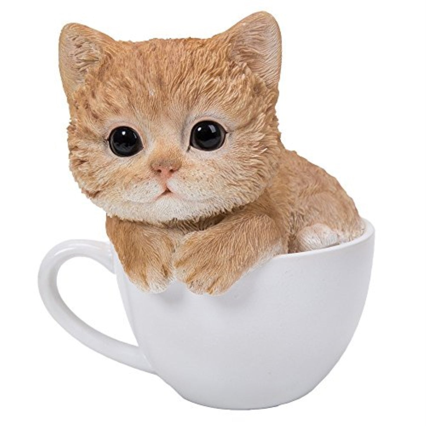 Adorable Teacup Pet Pals Cat Kittens Collectible Figurine 5.75 Inches