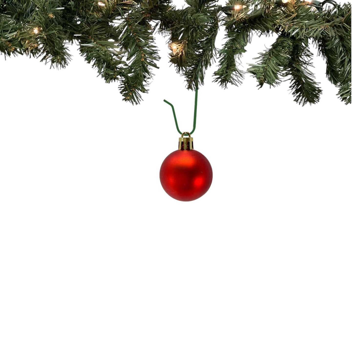 1.5 Inch Shiny Matte and Glitter Red Plastic Ball Christmas Tree Ornaments 20 Piece Set