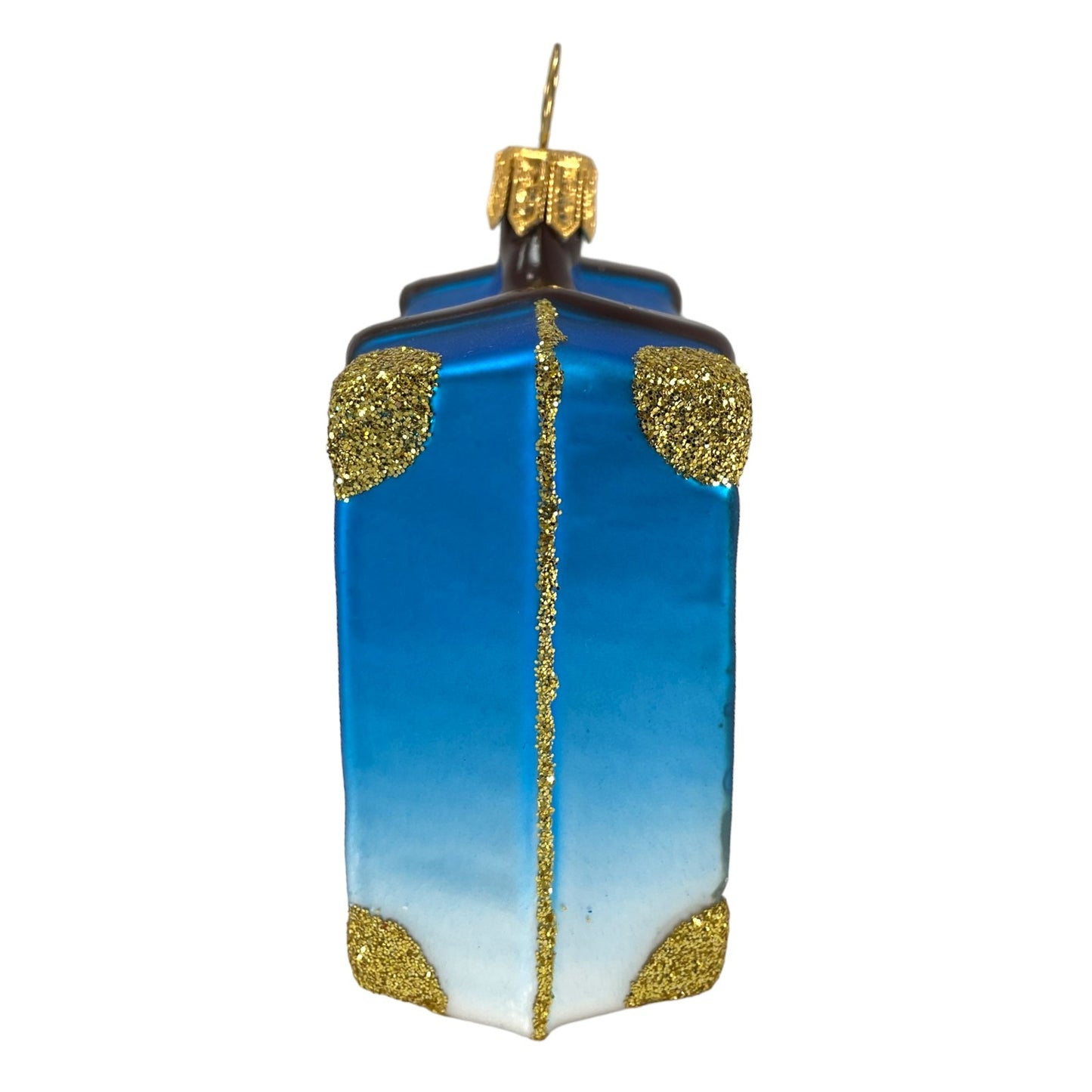 Pinnacle Peak Trading San Francisco California Travel Suitcase Polish Glass Christmas Ornament