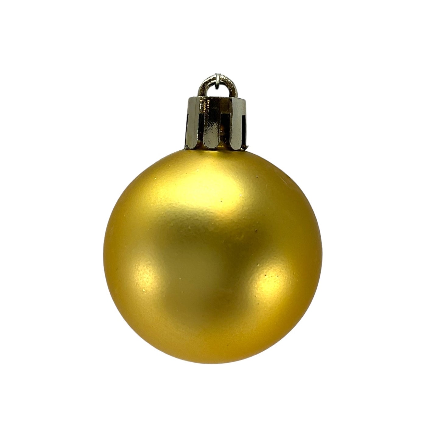 1.5 Inch Shiny Matte and Glitter Gold Christmas Ball Ornaments 20 Piece Set