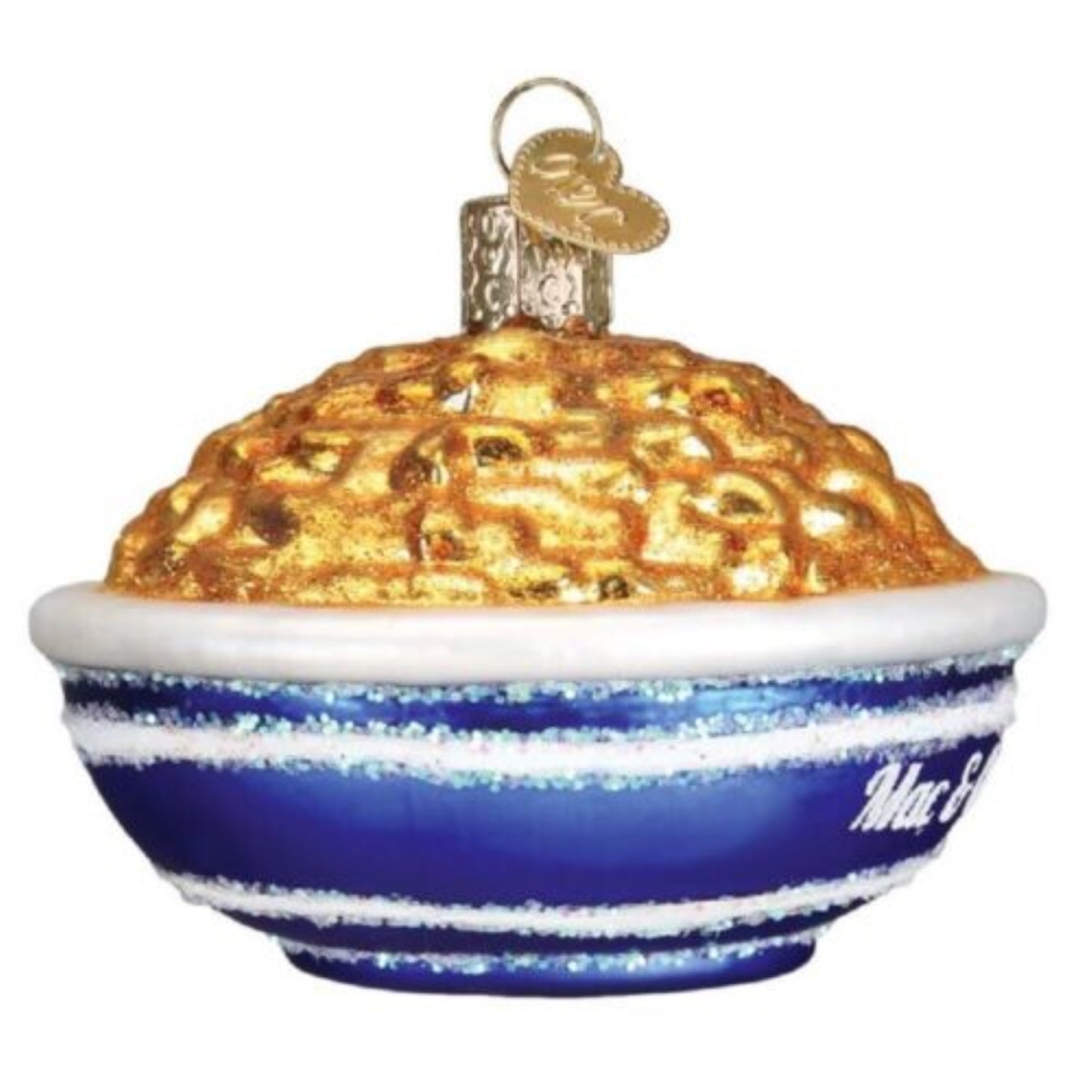 Old World Christmas Mac and Cheese Glass Blown Ornament