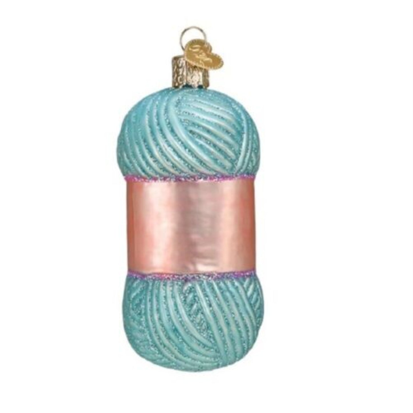 Old World Christmas 32403 Glass Blown Crochet Ornament