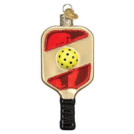 Old World Christmas (#44158) Pickleball Paddle Glassblown Ornament