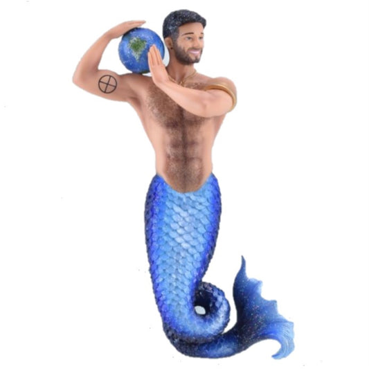 December Diamonds Axis Merman Christmas Ornament