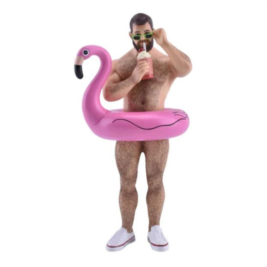 December Diamonds Poke the Bear Pool Bear Christmas Ornament