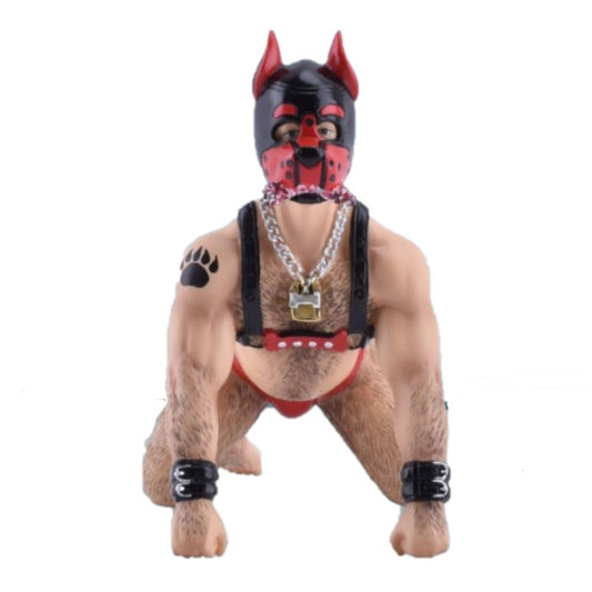 December Diamonds Poke the Bear Pup Bear Christmas Ornament