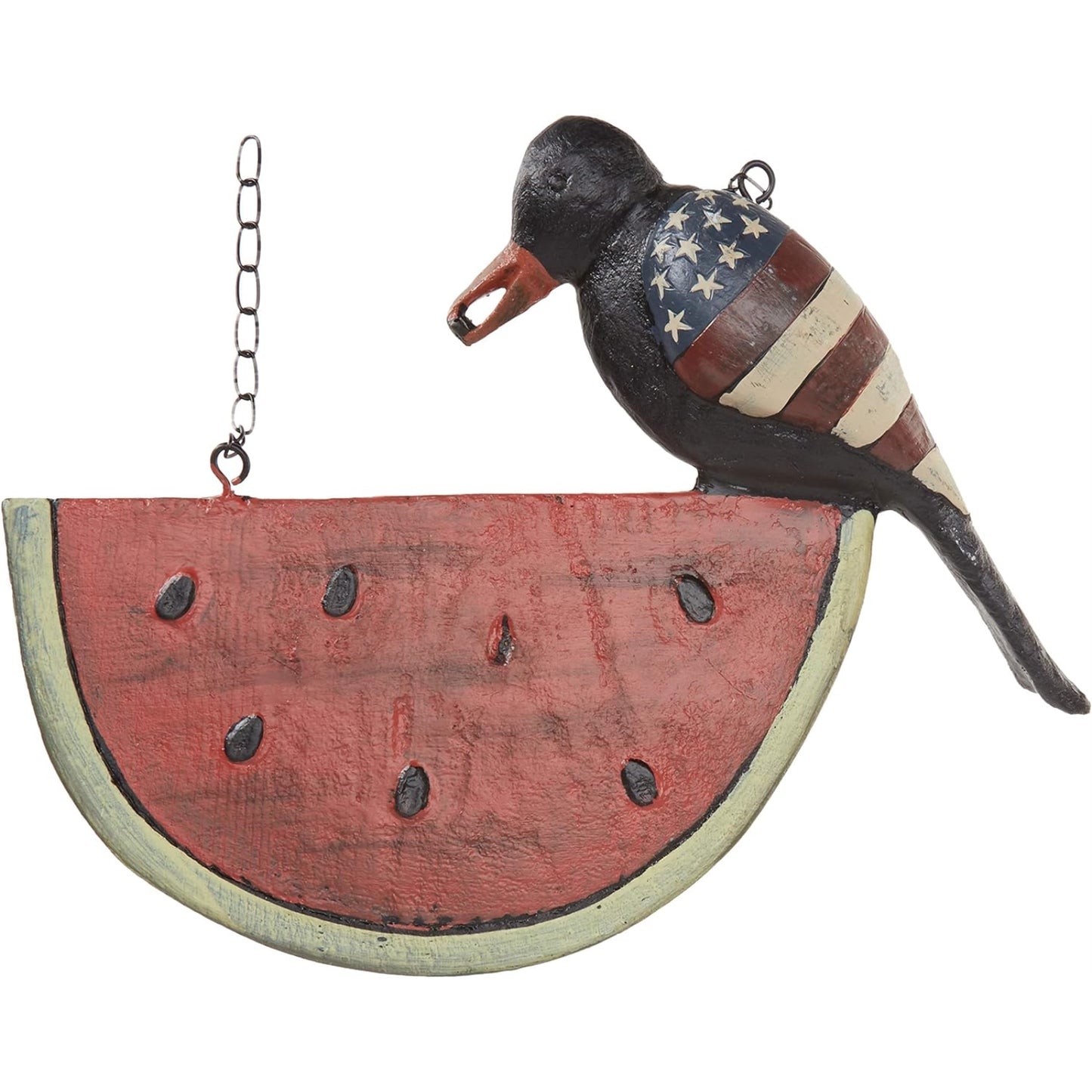 K&K Interiors Black Americana Crow on Watermelon Arrow Replacement - Arrow NOT included